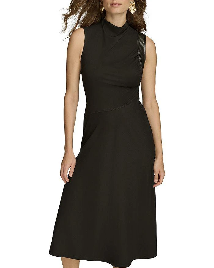 Donna Karan Mock Neck Midi Dress 5