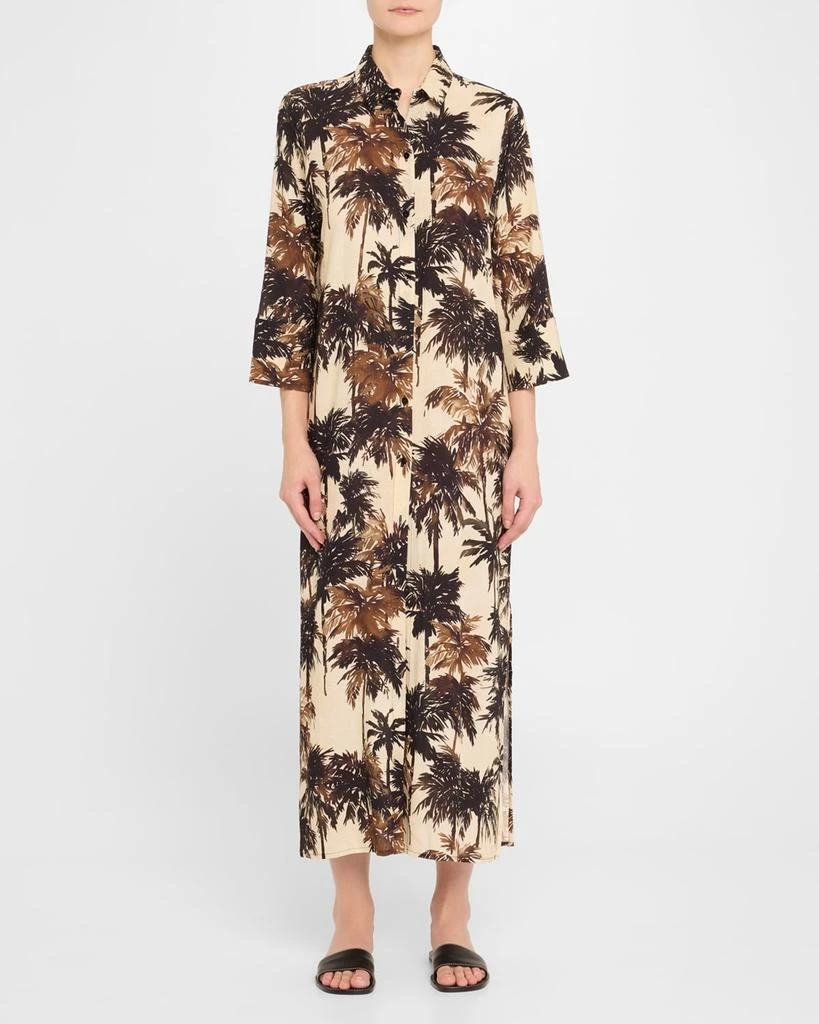 LENNY NIEMEYER Corumbau Button-Front Maxi Shirtdress 2