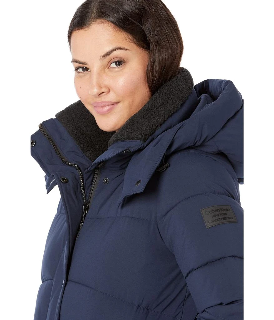 Calvin Klein A-Line Stretch Puffer 3