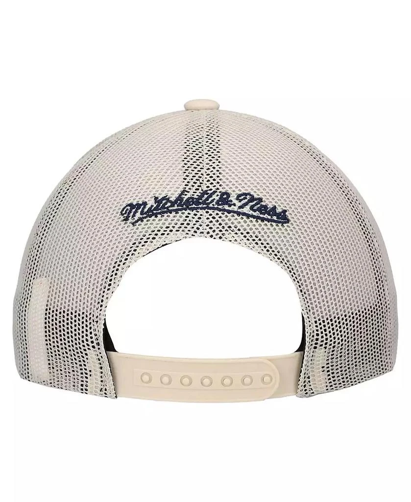 Mitchell & Ness Men's Cream Denver Nuggets Trucker Adjustable Hat 2