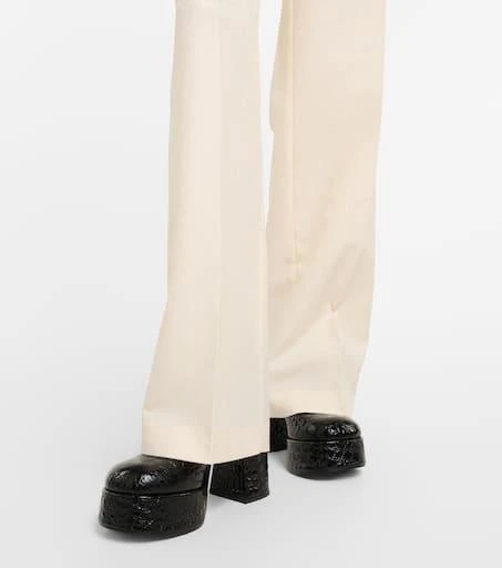ETRO Cotton and wool straight pants 5