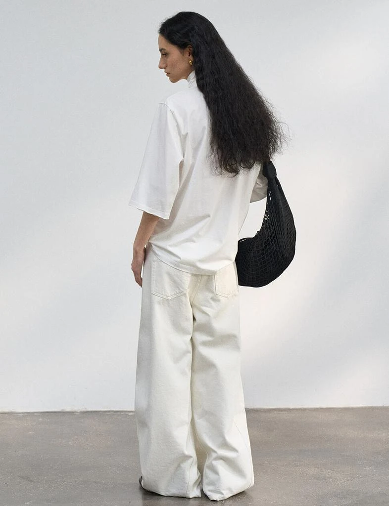 Pixie Market Cotton Neck-Tie Tee 8