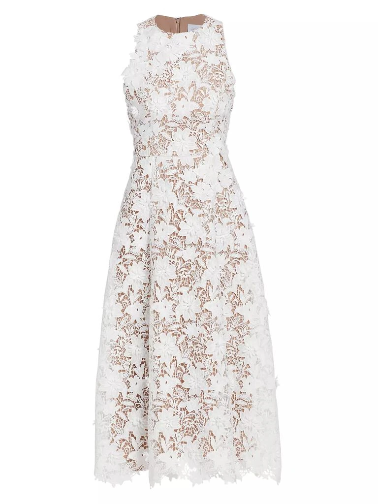 As It May Findlay Floral Lace Sleeveless Midi-Dress 1