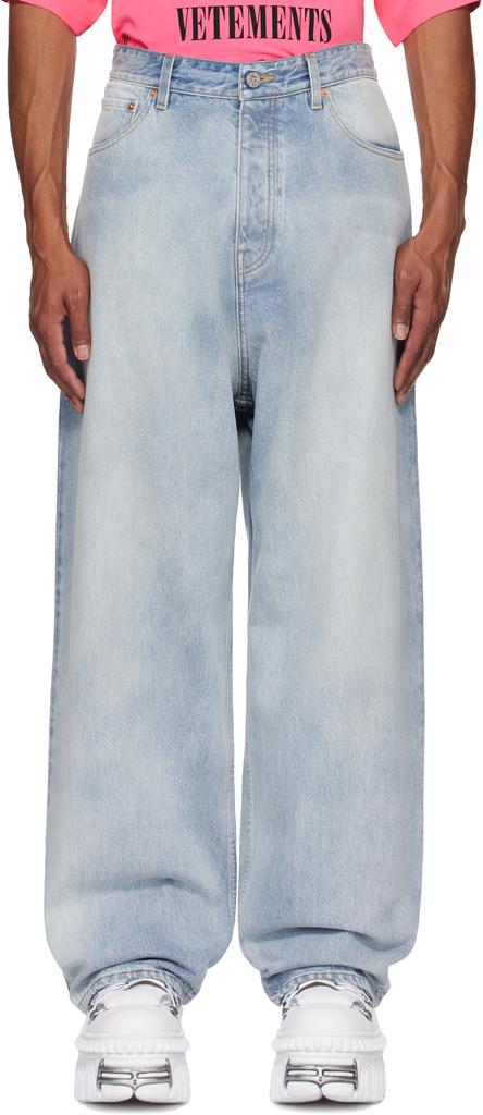 Vetements Blue Big Shape Jeans - Pants - Compare Prices from
