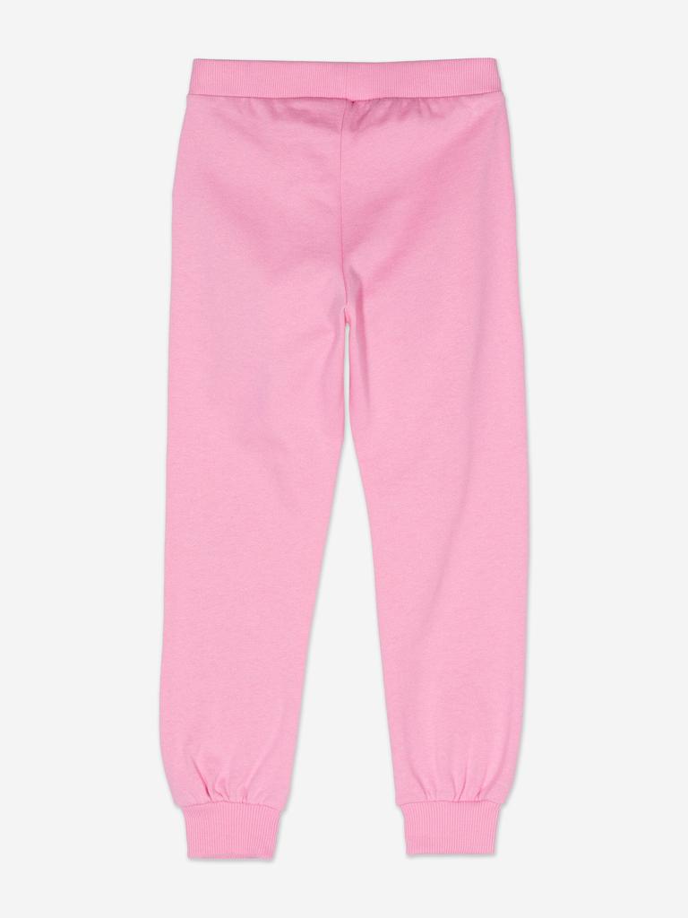 Moschino Moschino Girls Teddy Bear Logo Joggers in Pink