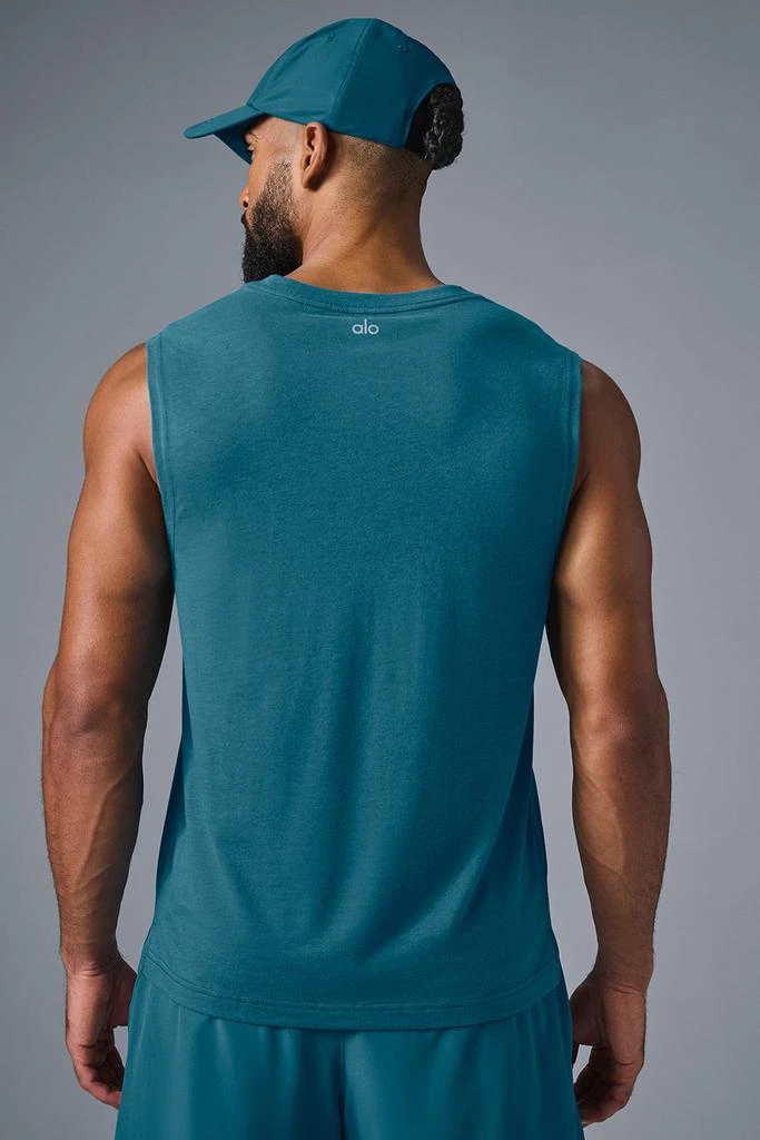 Alo Yoga The Triumph Muscle Tank - Oceanic Teal 2