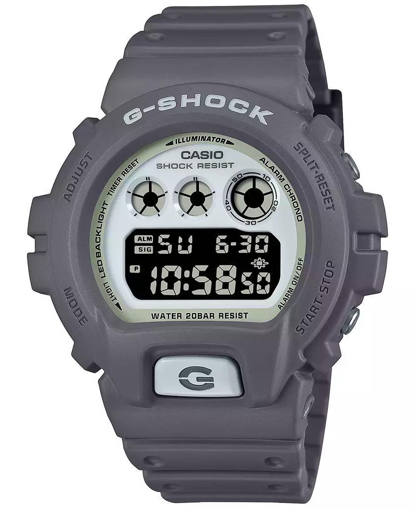 G-Shock Men's Digital Gray Resin Strap Watch 50mm, DW6900HD-8