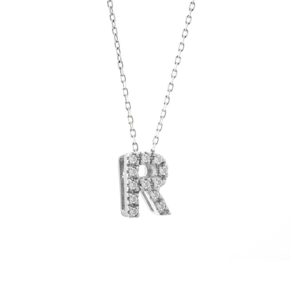 Monary Diamond Intiial Necklace (14kw)