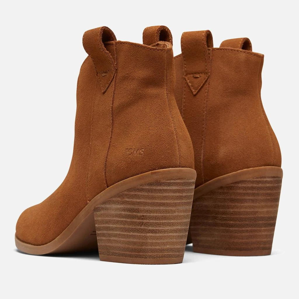 TOMS TOMS Women's Constance Suede Western Boots 4