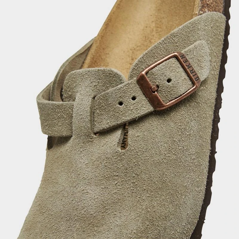 Birkenstock Little Kids' Birkenstock Boston Suede Leather Clog Shoes 3