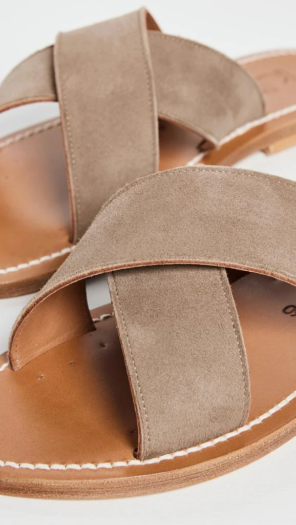 K. Jacques Temuco Cross Slide Sandals 5