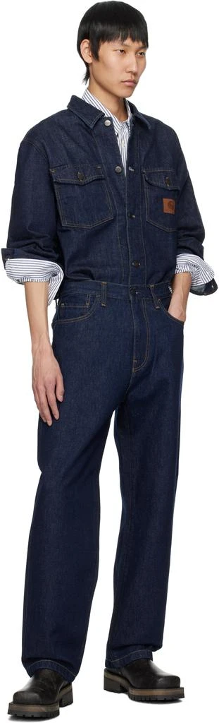 Carhartt WIP Blue Lincoln Denim Jacket 4