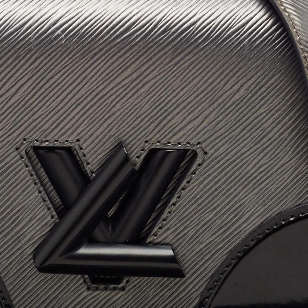 Louis Vuitton Louis Vuitton Anthracite Nacre/Black Epi Leather Twist MM Bag 5