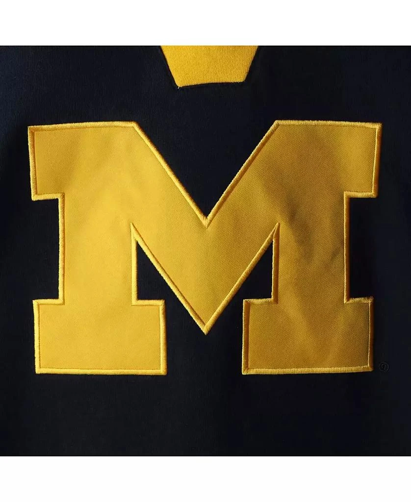 Colosseum Men's Navy Michigan Wolverines 2.0 Lace-Up Pullover Hoodie 4