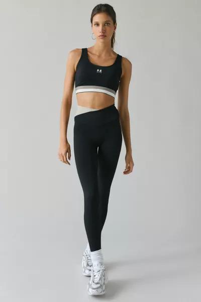 P.E Nation P.E Nation Wander Biscuit Crisscross Waistband Full Length Legging