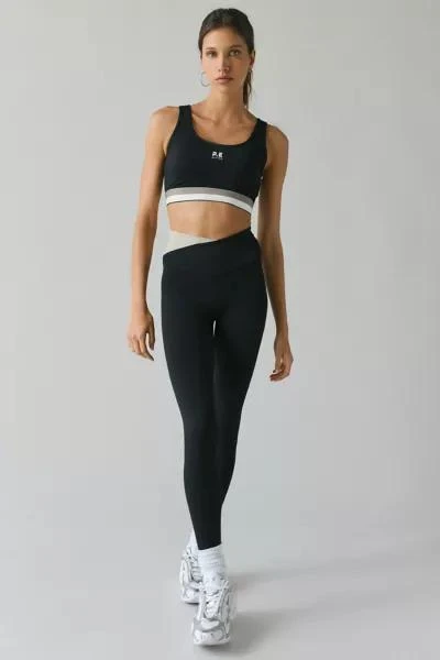 P.E Nation P.E Nation Wander Biscuit Crisscross Waistband Full Length Legging 1