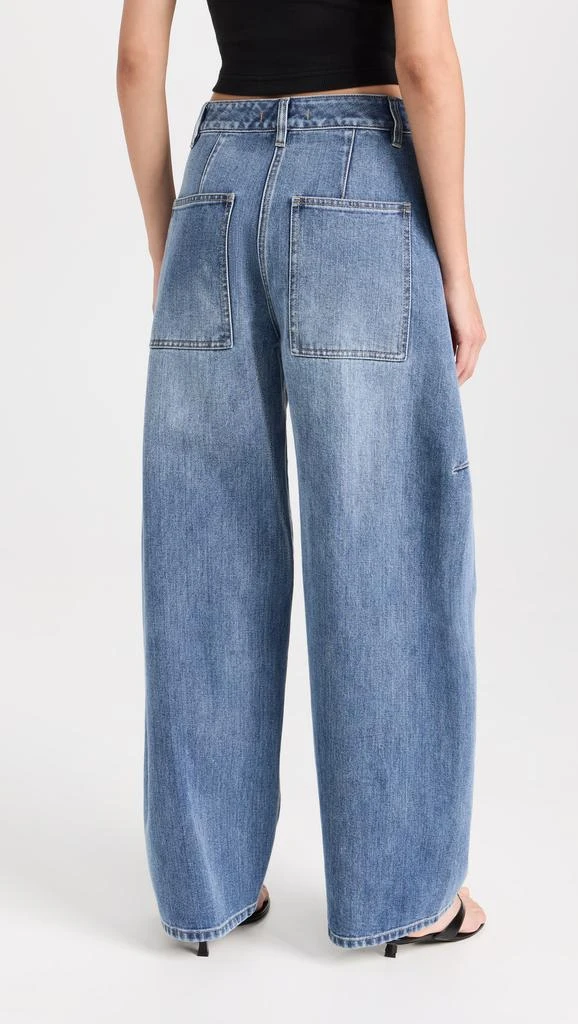 Tibi Classic Wash Denim Sid Jeans 2