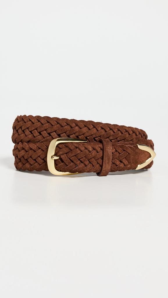 Andersons Narrow Suede Woven Belt