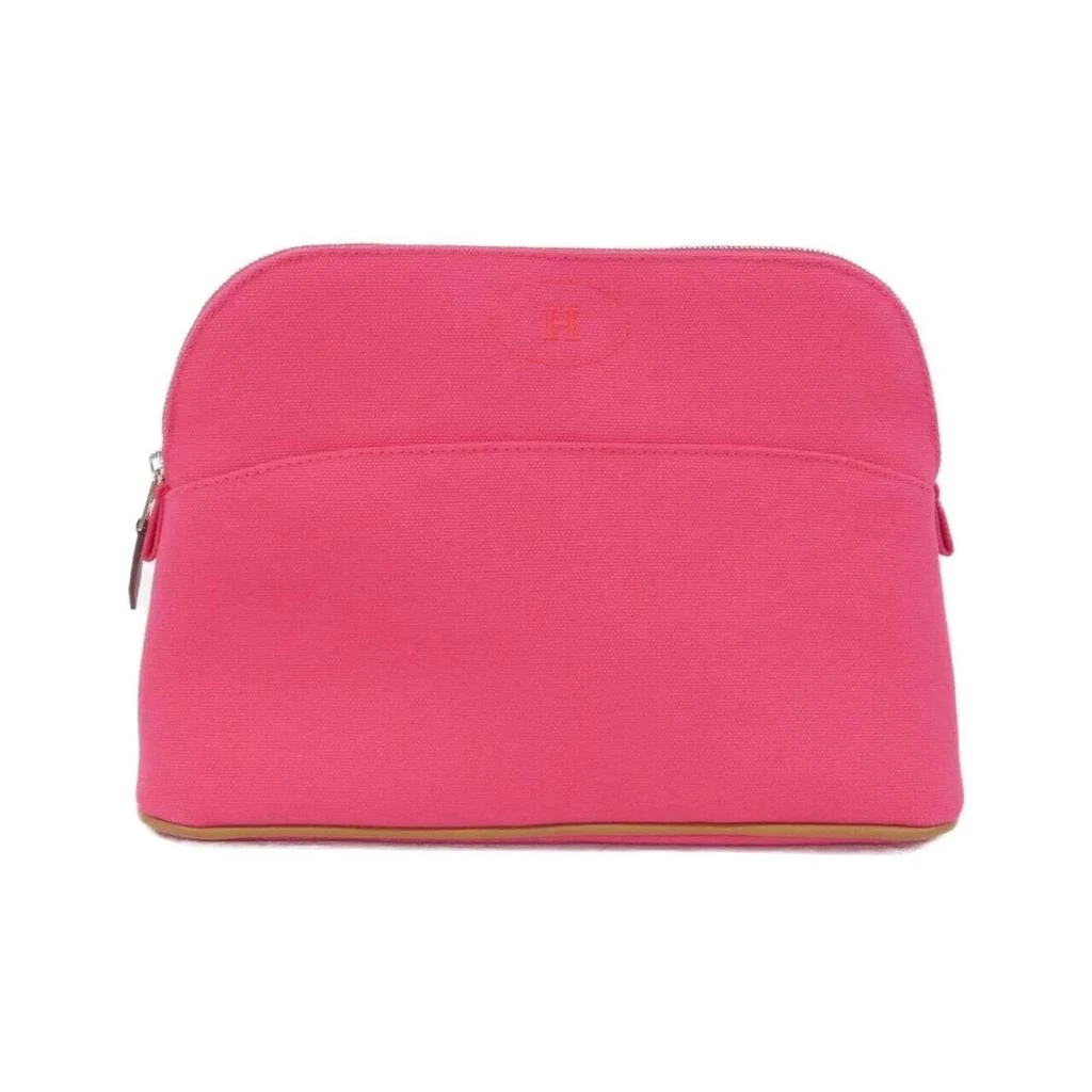 Hermes Canvas Pouch (Pre-Owned)