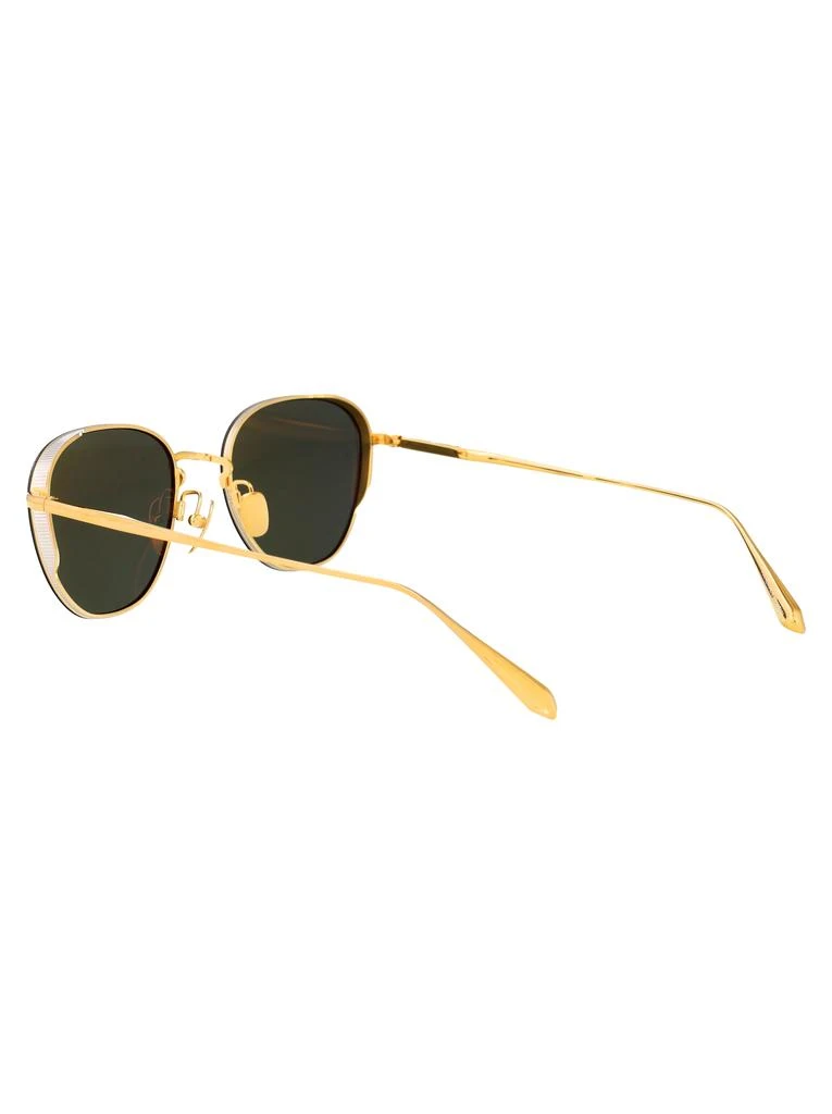 Linda Farrow YELLOWGOLD/WHITEGOLD/GREEN TITANIUM SUNGLASSES 4