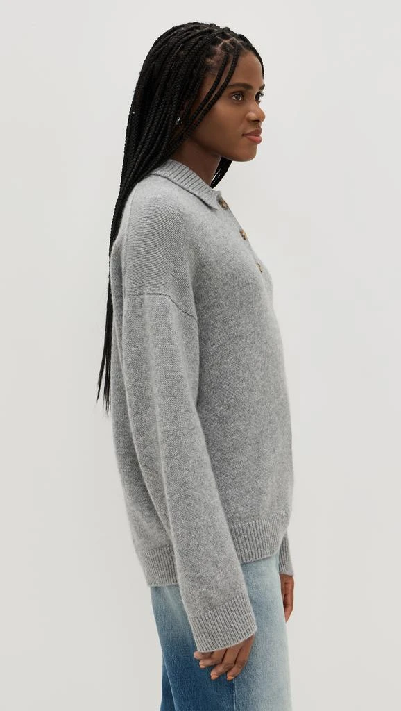 Reformation Brooklyn Cashmere Polo Sweater 3