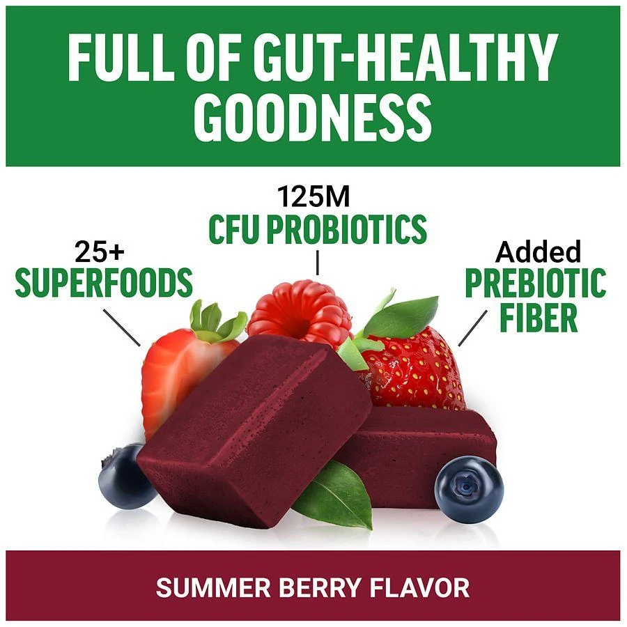 Force Factor Smarter Greens Soft Chews Summer Berry 2