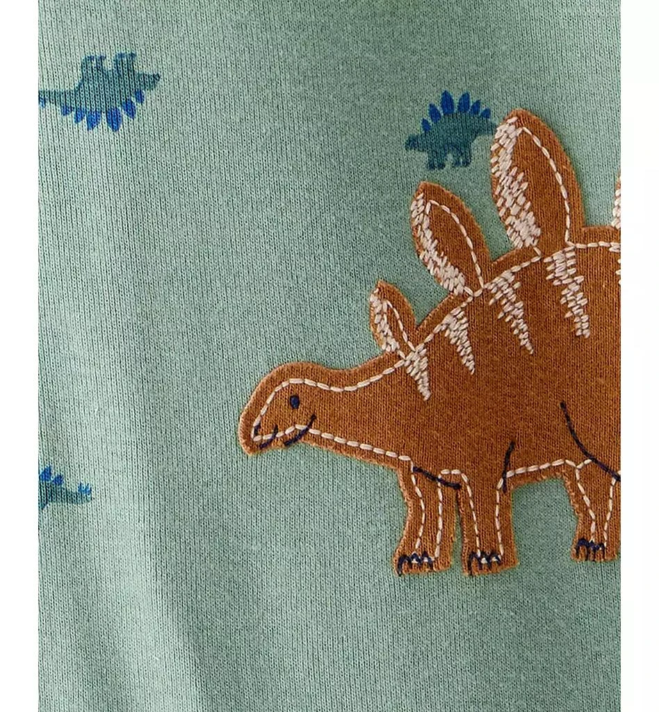 Carter
s Baby Boys Dinosaur-Print Cotton Long-Sleeve 2-Way-Zip 1-Piece Footed Pajamas 4