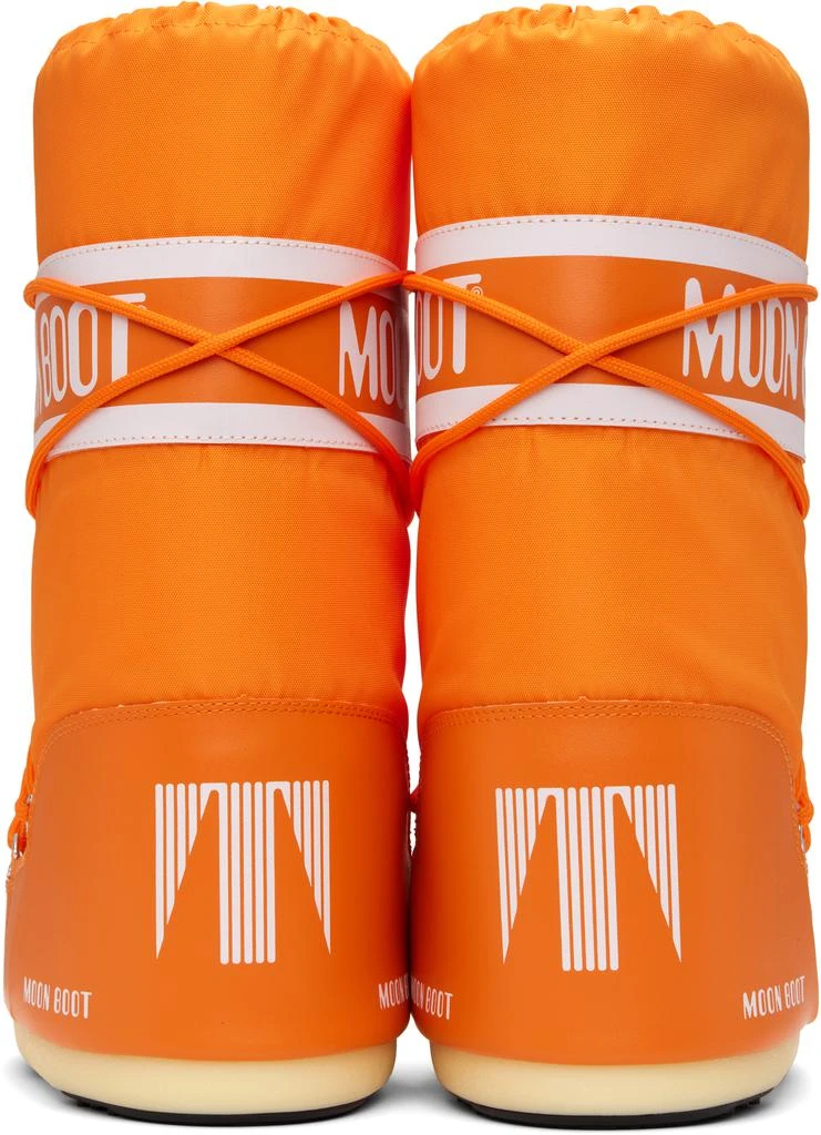 Moon Boot Orange Icon Nylon Boots 2