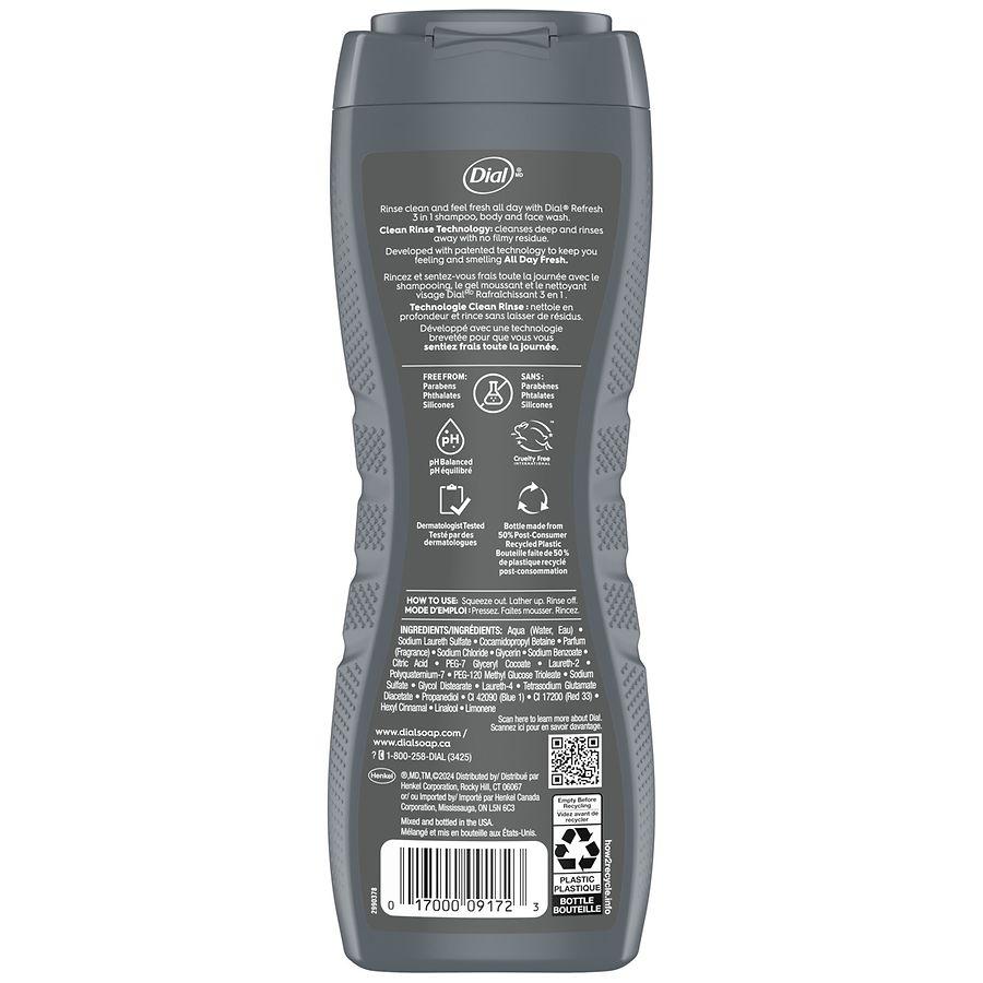 Dial Men 3 in 1 Body Wash Blue Sage