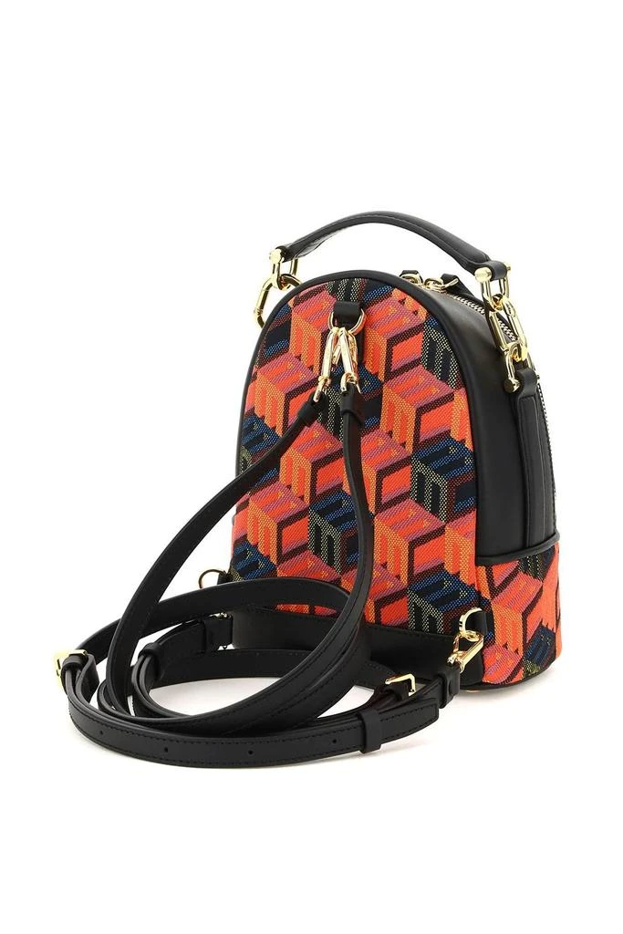 MCM Jacquard Handbag Backpack In Cubic Monogram MCM Tracy Backpack in Cubic Monogram Jacquard mini, Luxury  main image 2