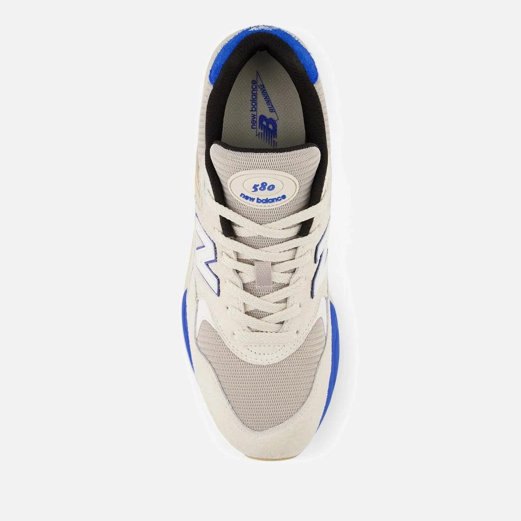 New Balance Men's 580 Suede and Mesh Trainers 4