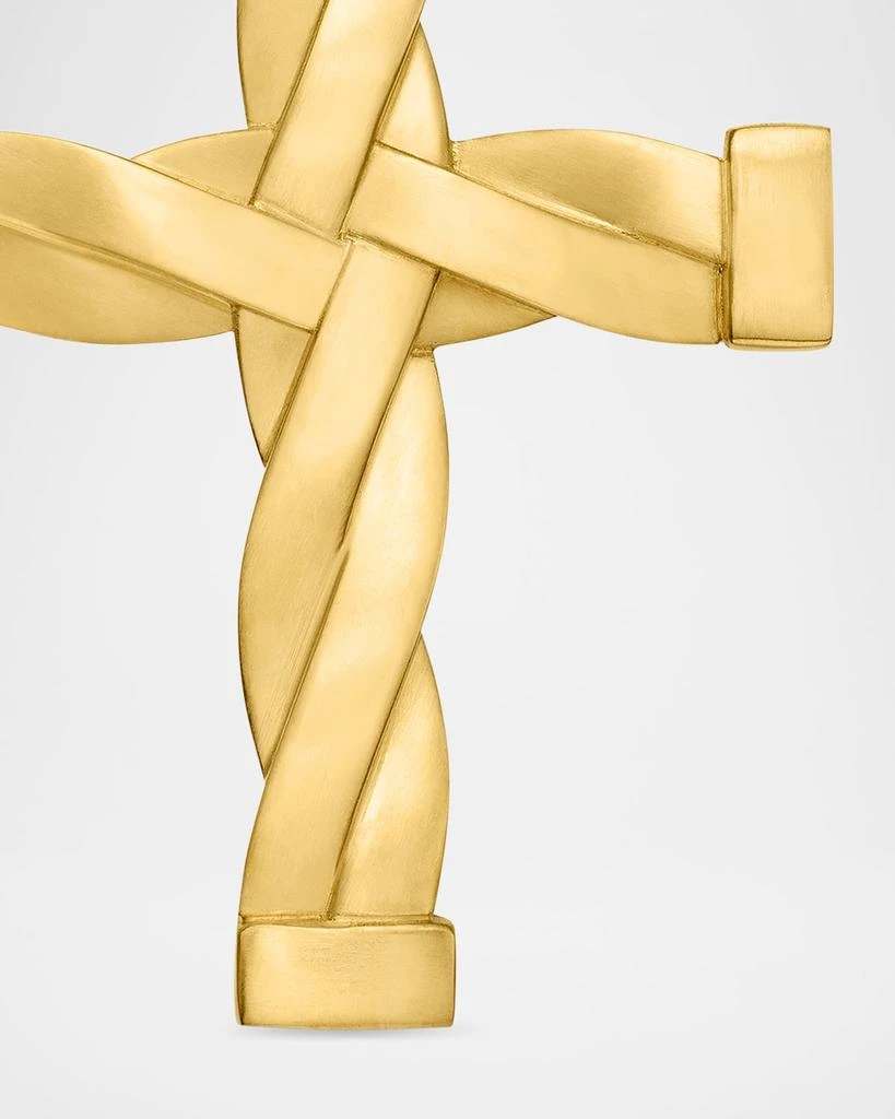 David Yurman DY Helios Cross Pendant in 18K Gold, 36mm 8