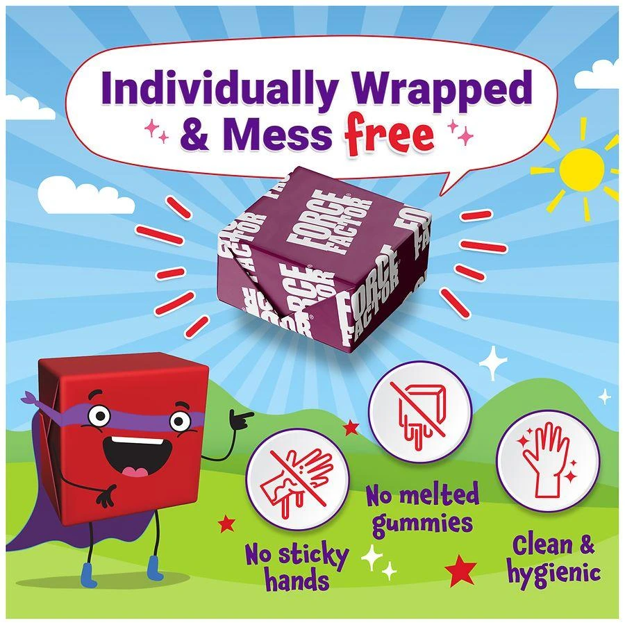 Force Factor Kids Super Chews Multivitamin 3 Fruity Flavors 8