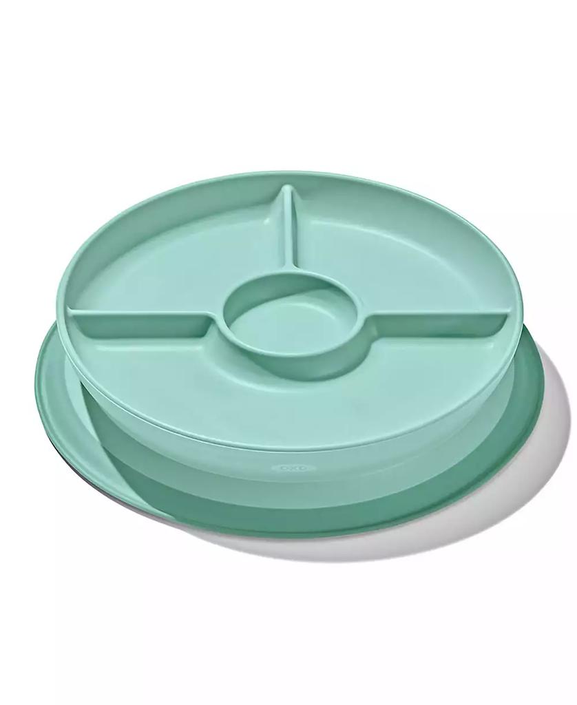 OXO Tot Stick Stay Suction Divided Plate