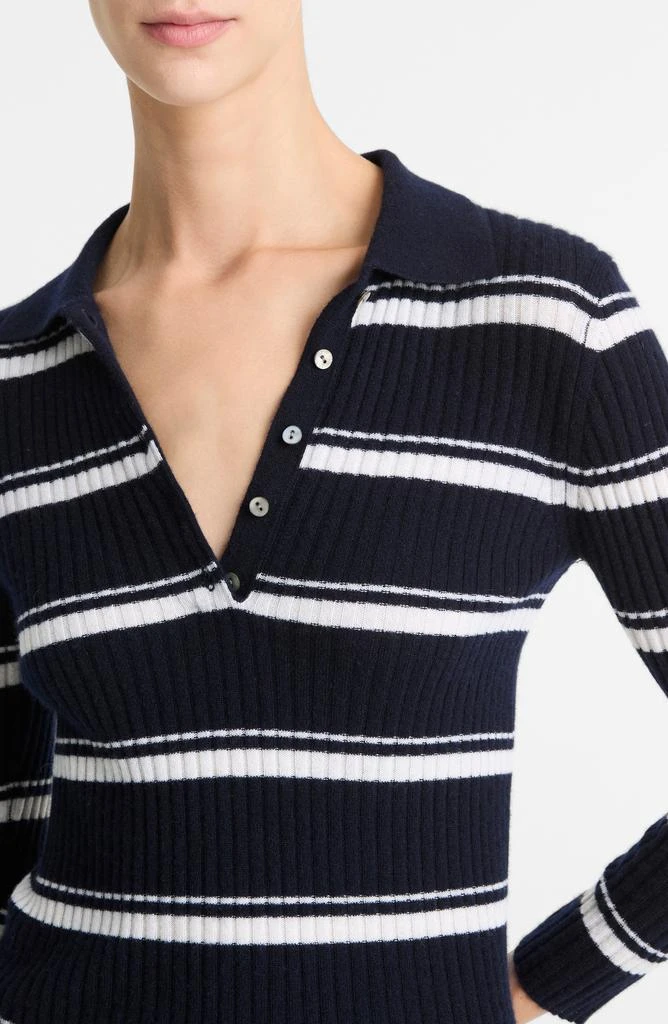 Vince Stripe Cashmere & Silk Top 3