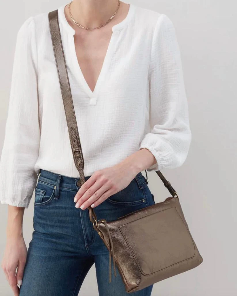 Hobo Tripp Medium Crossbody In Pewter 2