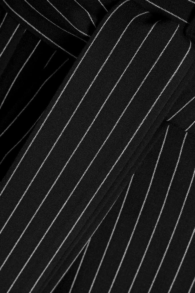 Michelle Mason Pinstriped woven wide-leg pants 4