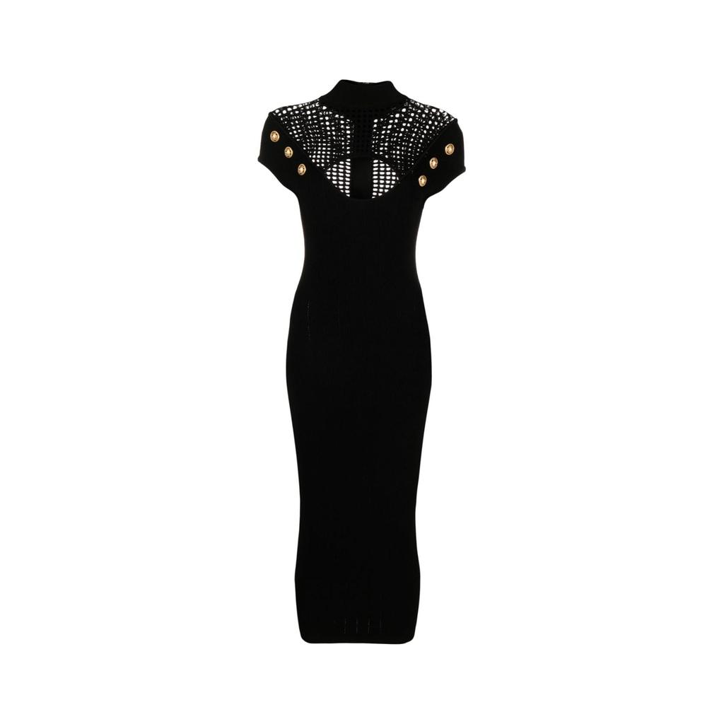 Balmain Balmain Knitted Sheath Dress