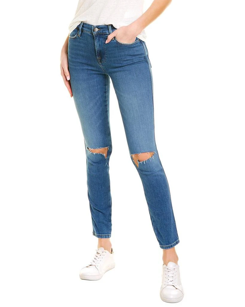 FRAME Le High Wine Ridge Rips Skinny Jean 1