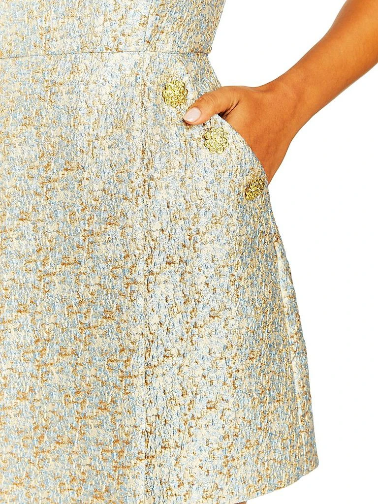 Mestiza New York Chianti Jacquard Minidress 6