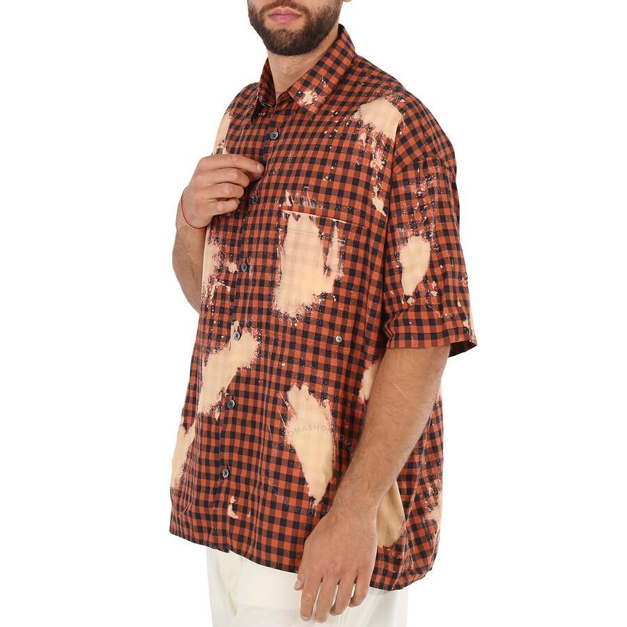 Etudes Men's Check Illusion Cotton Shirt