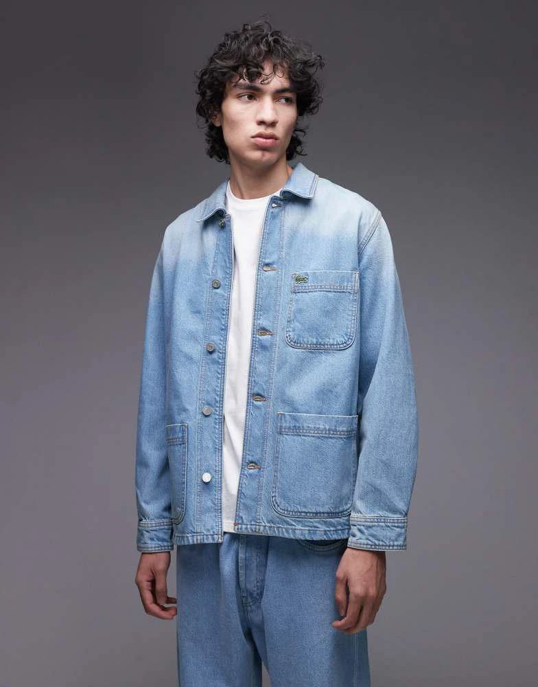 Shop Lacoste denim over shirt in light wash on Sale at BeyondStyle  Get  45% Off Lacoste denim over shirt in light wash with Limited-Time Flash  Deals, Exclusive Discounts, and Special Offers.