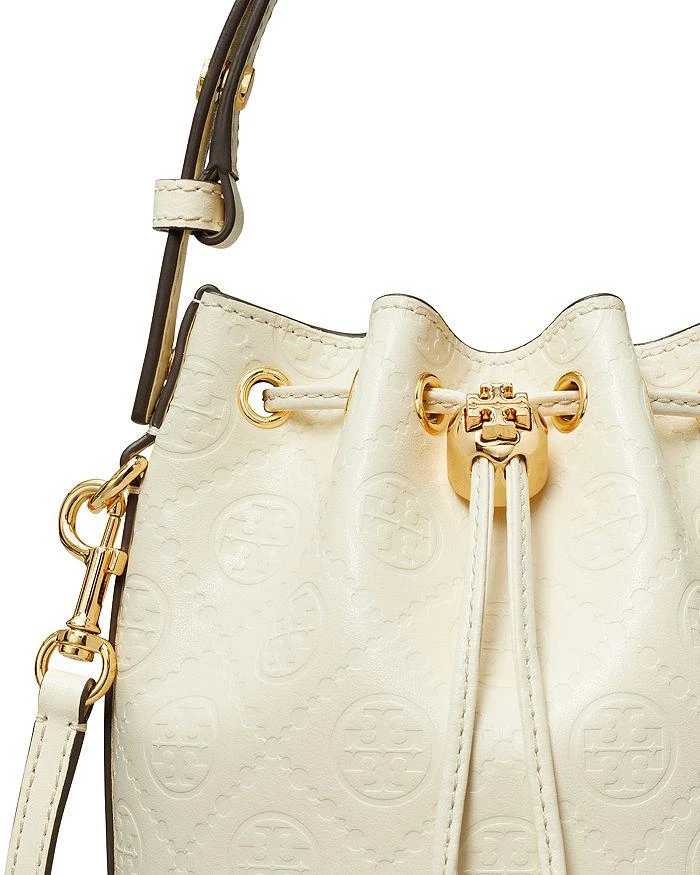 Tory Burch T Monogram Leather Mini Bucket Bag 5
