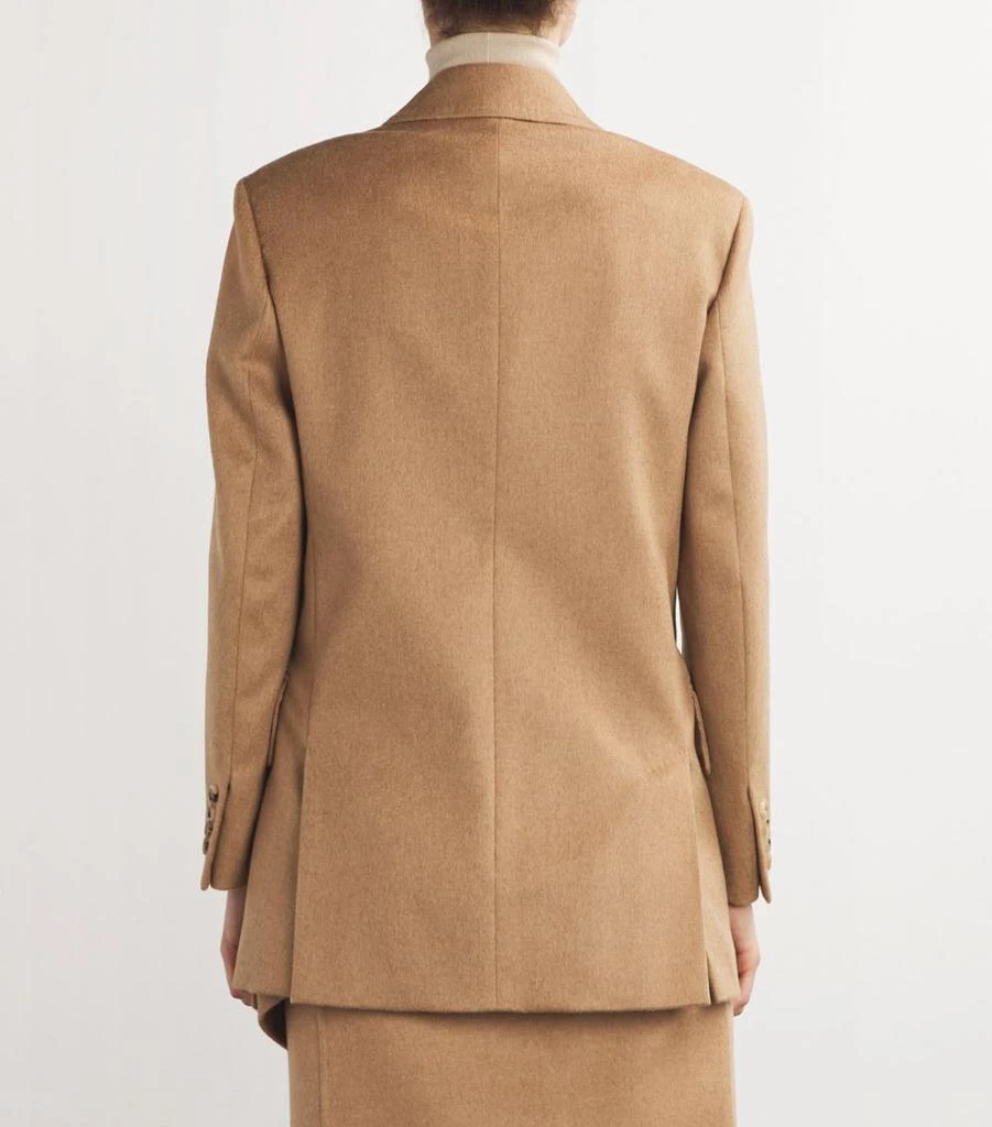 Max Mara Camel Hair Double-Breasted Blazer 4