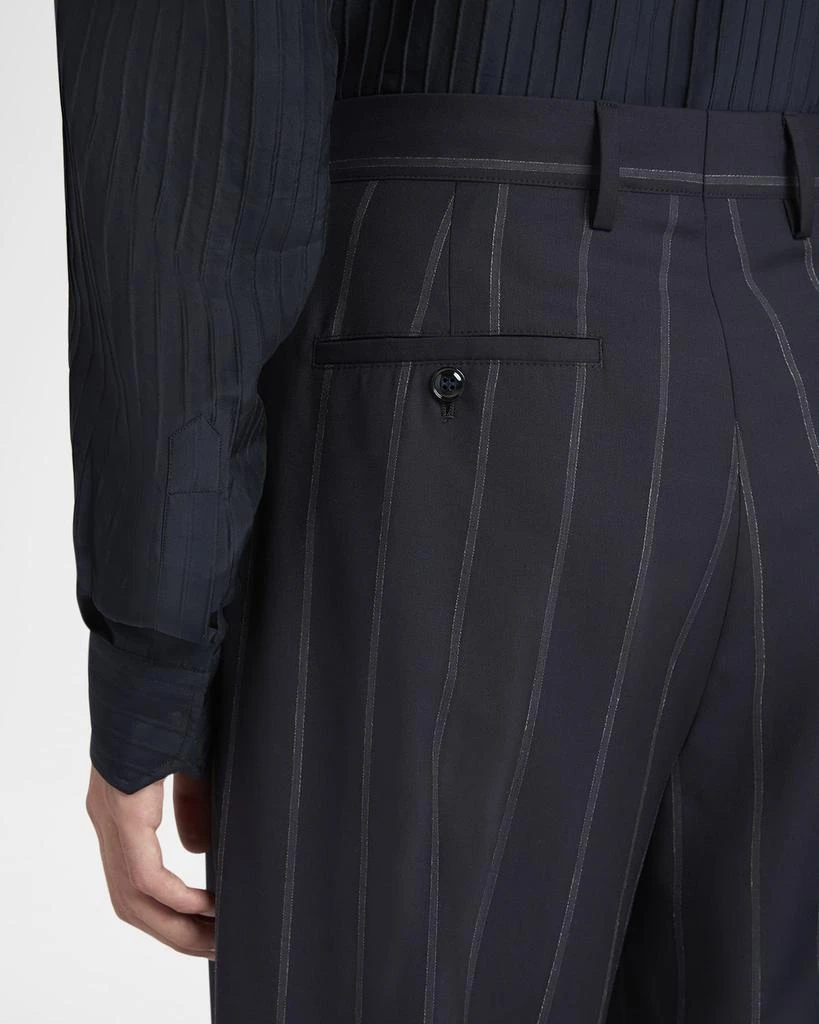 Giorgio Armani Men's Heritage Pinstripe Oversized Suit 2