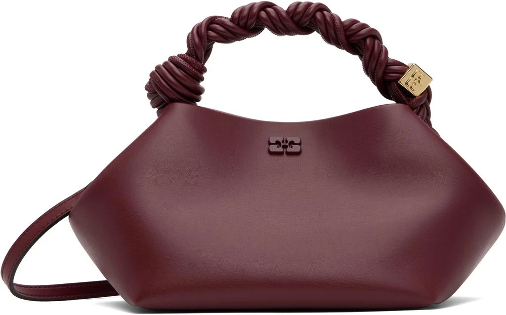 Ganni Burgundy Small GANNI Bou Bag 1