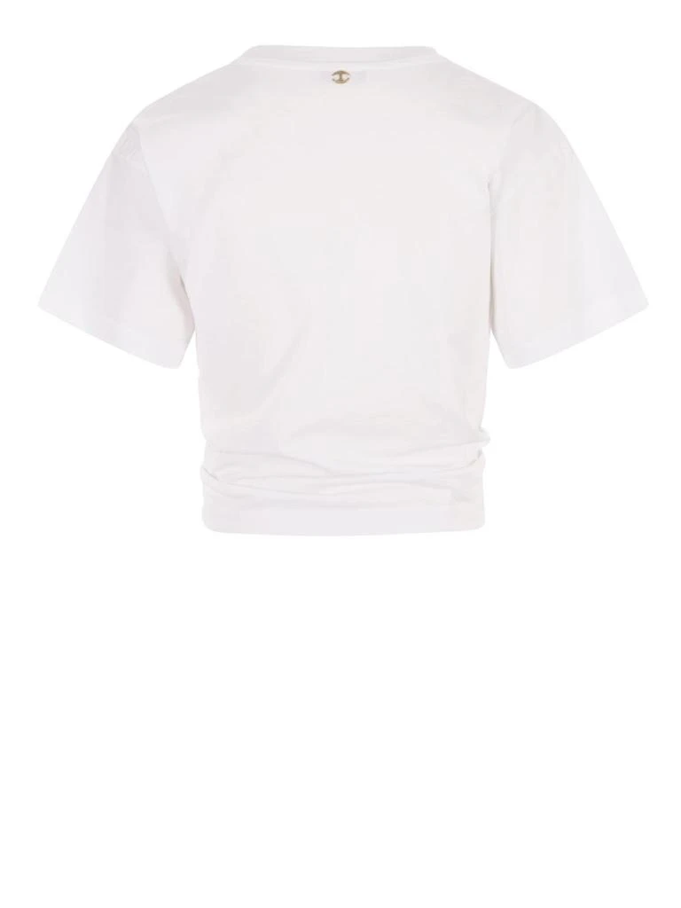 Paco Rabanne Paco Rabanne Ring-Embellished Cropped T-Shirt 2