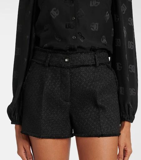 Dolce 
Gabbana Wool-blend tweed shorts 4