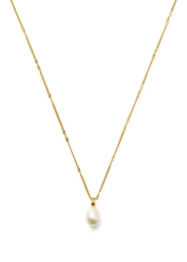 Missoma Baroque pearl 18kt gold vermeil chain necklace 1