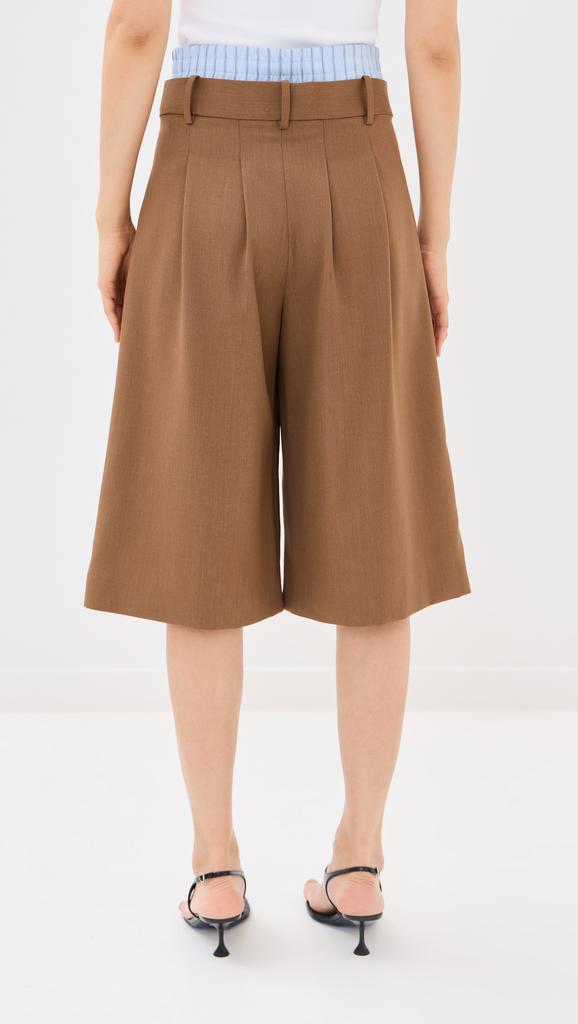 Monse Jumbo Fit Double Waistband Shorts